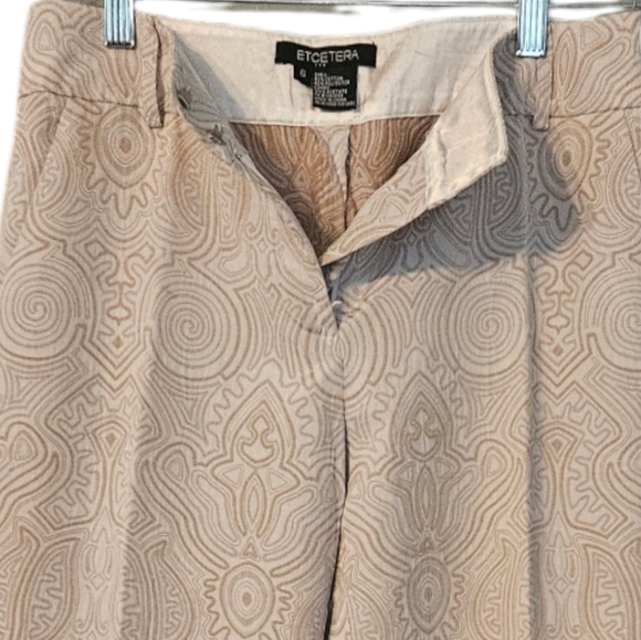 Etcetera Women's Beige and Cream Pants Size 6 - Picture 4 of 5